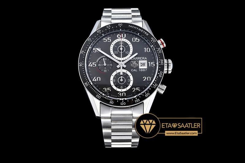 Tag Heuer Carrera Date 1887 Çelik Kasa Gri Kadran ETA